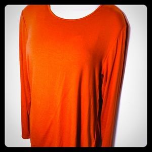 Chico’s size 2 Rayon & Spandex Long Sleeve Shirt